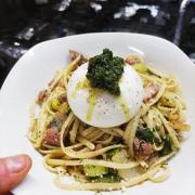 Linguine burrata